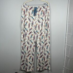 BoxLunch‎ Star Wars Sleep Pants Men's  XL White Ahsoka Tano Print Lounge